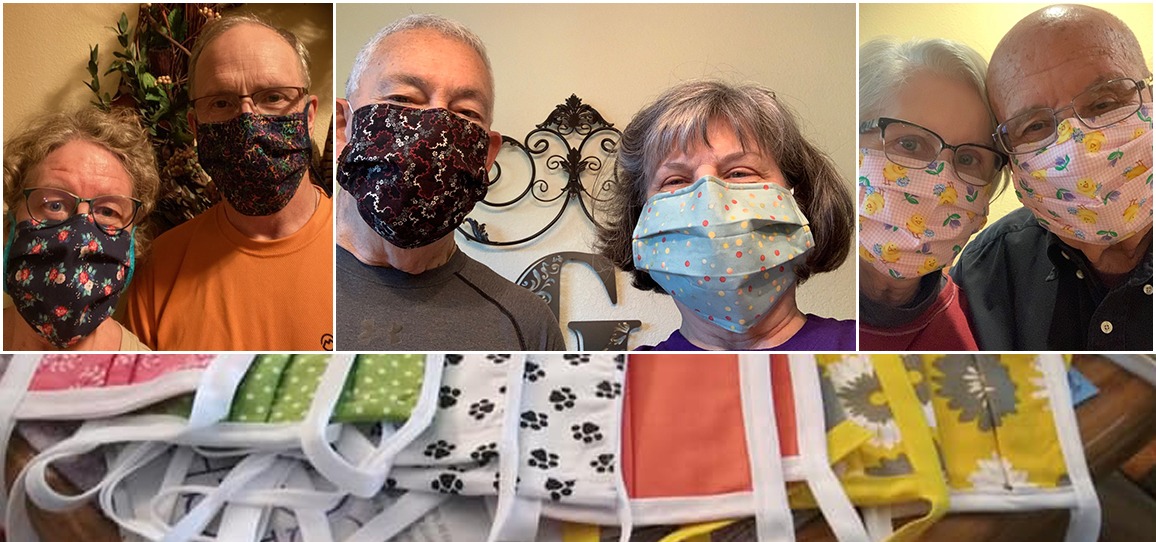 Mask makers from Wesley Greenville