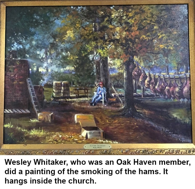 Painting made of the old smoker