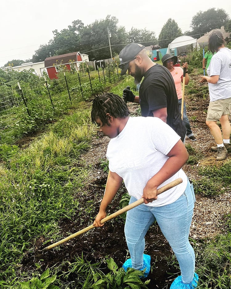 Gardening together