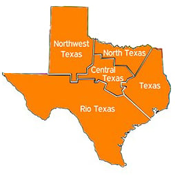 Texas map