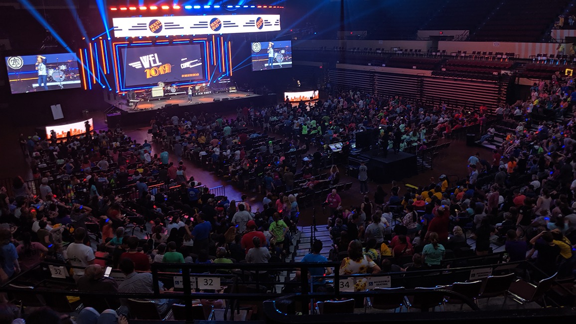 Crowd at conference