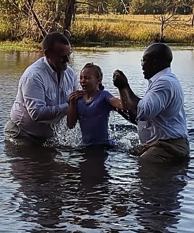 Cuthand baptized