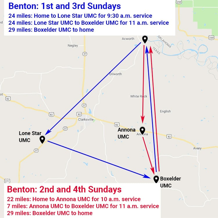 Benton map