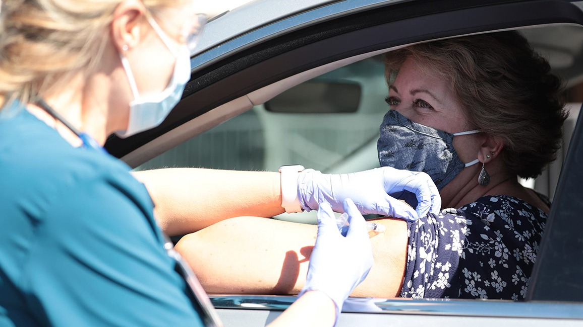 flu drive thru