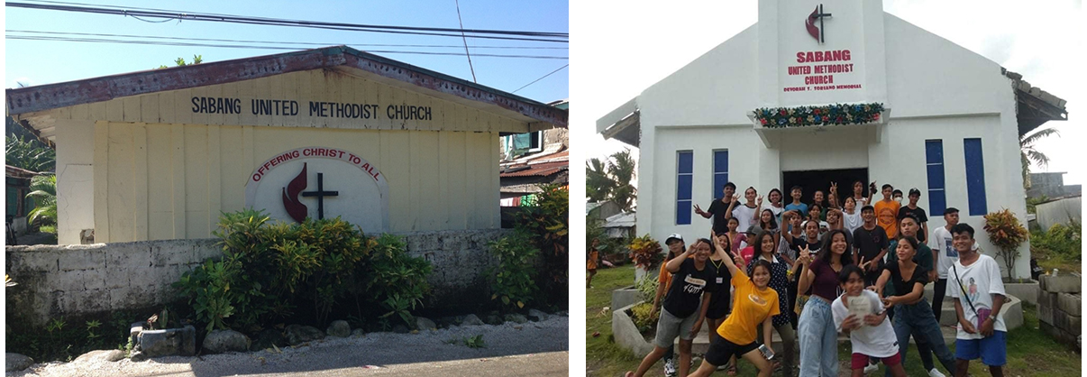 Sabang UMC before and after