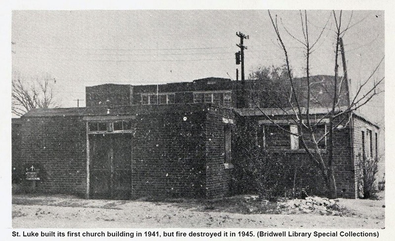 St. Luke's first church